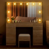 Hoxton Room 2 Piece Asse Dressing Table &amp; Stool Set