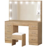 Hoxton Room 2 Piece Asse Dressing Table &amp; Stool Set
