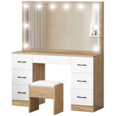 Hoxton Room 2 Piece Asse Dressing Table &amp; Stool Set