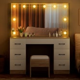 Hoxton Room 2 Piece Asse Dressing Table &amp; Stool Set
