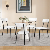 Hoxton Room Sierra Teddy Velvet Dining Chairs