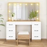 Hoxton Room 2 Piece Asse Dressing Table &amp; Stool Set