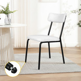 Hoxton Room Sierra Teddy Velvet Dining Chairs