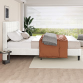 Hoxton Room White Zadie Boucle Bed