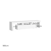 Hoxton Room Grace 2 Drawer Entertainment Unit with LED