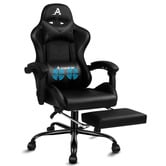 Hoxton Room Darius Faux Leather Gaming Chair with Lumbar Massage