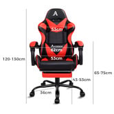 Hoxton Room Aeruth Massage &amp; Gaming Chair with Footrest
