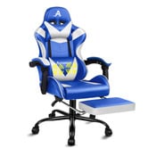 Hoxton Room Darius Faux Leather Gaming Chair with Lumbar Massage