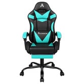 Hoxton Room Delina LED Massage &amp; Gaming Chair with Footrest