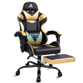 Hoxton Room Darius Faux Leather Gaming Chair with Lumbar Massage