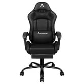 Hoxton Room Delina LED Massage &amp; Gaming Chair with Footrest