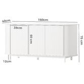 Hoxton Room Rex 3 Door Sideboard Buffet