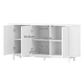 Hoxton Room Rex 3 Door Sideboard Buffet