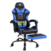 Hoxton Room Darius Faux Leather Gaming Chair with Lumbar Massage