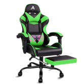 Hoxton Room Darius Faux Leather Gaming Chair with Lumbar Massage