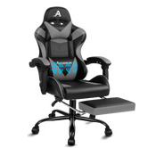 Hoxton Room Darius Faux Leather Gaming Chair with Lumbar Massage