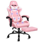 Hoxton Room Aeruth Massage &amp; Gaming Chair with Footrest