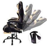 Hoxton Room Aeruth Massage &amp; Gaming Chair with Footrest