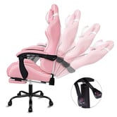 Hoxton Room Aeruth Massage &amp; Gaming Chair with Footrest