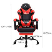 Hoxton Room Aeruth Massage &amp; Gaming Chair with Footrest