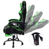 Hoxton Room Aeruth Massage &amp; Gaming Chair with Footrest