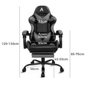 Hoxton Room Aeruth Massage &amp; Gaming Chair with Footrest