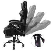 Hoxton Room Aeruth Massage &amp; Gaming Chair with Footrest