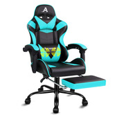 Hoxton Room Darius Faux Leather Gaming Chair with Lumbar Massage