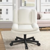 Hoxton Room Portham Boucle Office Chair with Castors