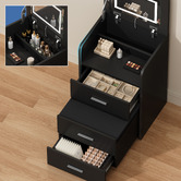 Hoxton Room 2 Piece Cassian LED Dressing Table &amp; Stool Set