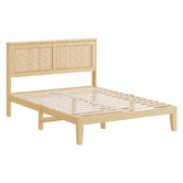 Hoxton Room Diaz Rattan Platform Bed