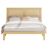 Hoxton Room Diaz Rattan Platform Bed