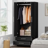 Hoxton Room Amelia 2 Drawer 2 Door Wardrobe