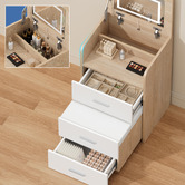 Hoxton Room 2 Piece Cassian LED Dressing Table &amp; Stool Set