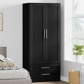 Hoxton Room Amelia 2 Drawer 2 Door Wardrobe