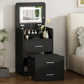 Hoxton Room 2 Piece Cassian LED Dressing Table &amp; Stool Set