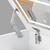 Hoxton Room 2 Piece Cassian LED Dressing Table &amp; Stool Set