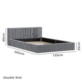 Hoxton Room Adeline Corduroy Bed Frame