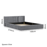 Hoxton Room Adeline Corduroy Bed Frame