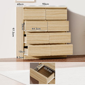 Hoxton Room Desmond 8 Drawer Chest