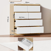 Hoxton Room Desmond 8 Drawer Chest