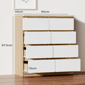 Hoxton Room Desmond 8 Drawer Chest