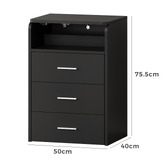 Hoxton Room 2 Piece Cassian LED Dressing Table &amp; Stool Set
