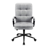 Hoxton Room Chloe Linen Home Office Chair