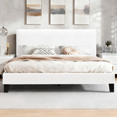 Hoxton Room White Kiana Boucle Bed