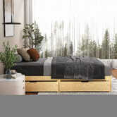 Hoxton Room Kiri Pine Wood Bed Base with Underbed Storage