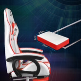 Hoxton Room Kostis Gaming Massage Office Chair with Footrest
