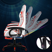 Hoxton Room Kostis Gaming Massage Office Chair with Footrest