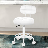 Hoxton Room Lora Faux Leather Salon Stool
