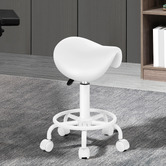 Hoxton Room Vance Faux Leather Office Stool